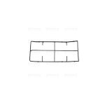 P4490 - GRIGLIA PIATTINA X REX Centr. 450 X 200