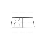 P4553 - GRIGLIA PIATT.1F+P 1 PIOLO ROYAL 460X230