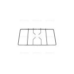 P4554 - GRIGLIA PIATT. 1F.1P. ROYAL 460X230