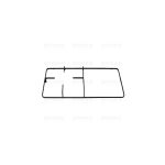 P4757 - GRIGLIA PIATTINA 1F. + P. 458X229