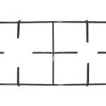 P4763 - GRIGLIA PIAT.SMALT. 2F. X SAMET 470X233