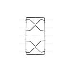 P5379 - GRIGLIA FILO SMAL.2F x SMEG 404x209 h45