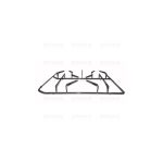 P5387 - GRIGLIA X SMEG PIATT.1F.+2 1/2 CENTR -DX 435X280