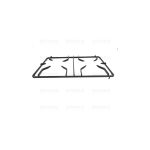 P5390 - GRIGLIA IN PIATTINA SMEG 420X255 SMALTO OPACO - immagine 4