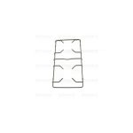P5391 - GRIGLIA IN PIATINA 2 F. SMEG 405X213 - 3R4092488 - EX 694090736