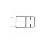 P6751 - GR. PIATTINA 2F.2P. 455X268 sost.G6720