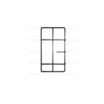 P6769 - GRIGLIA IN PIATTINA TIPO ELECTROLUX 2F. DX 410X218 - immagine 2