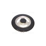 S5357 - TRIPLA CORONA CROMATA CON ANELLO E CENTRALE SMALTATO TIPO SMEG cod.Orig. 882410177
