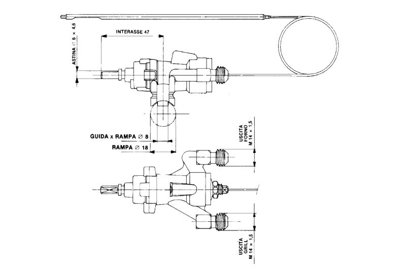 T2503 MANOPOLA TIPO IGNIS - M2503BIS - immagine 1