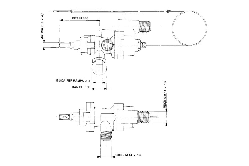 T2504 GRIGLIA FILO 2F. X IGNIS - F2504 - immagine 1