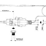 T2701 - TERMOSTATO GAS TIPO INDESIT