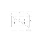 VI4770 - VETRO FORNO INTERNO X SAMET 380X296 F
