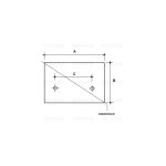 VI4772 - VETRO FORNO INTERNO X SAMET 435X328
