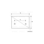 VI4773 - VETRO FORNO INTERNO X SAMET 444X260