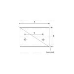VI5570 - VETRO FORNO INTERNO X STAR 346X240