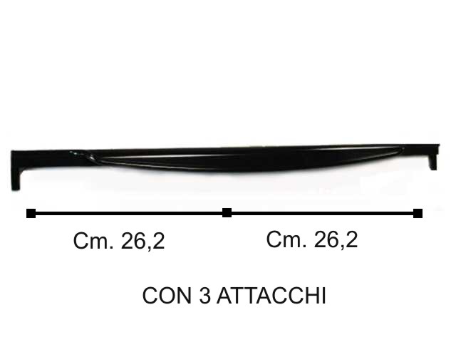 mf5987 MANIGLIA FORNO X TECNOGAS NERA CM 58 - M5987 - immagine 1