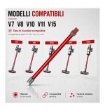 DY0301/ROSSO - TUBO RIGIDO V7 V8 V10 V11 V15 - immagine 4